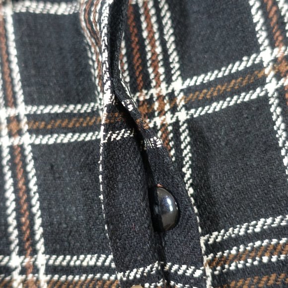 Vintage Ann Taylor Woven Silk 4 Button Blazer - Picture 6 of 10